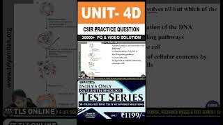 CSIR Practice Question  Unit 4 Cell Communication and Cell Signaling  Topic D Cancer [upl. by Rothberg203]