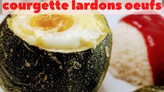 Recette Originale De Courgette Farcie Au Four [upl. by Htiekram]