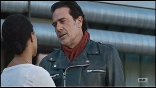 The Walking Dead 7x16  Sasha Dies And Attacks Negan [upl. by Maureene]