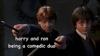 harry and ron being a comedic duo [upl. by Spillar]