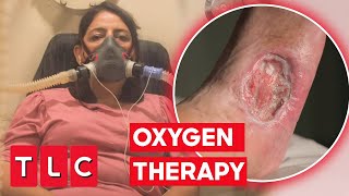 Dr Emma Heals A Leg Ulcer With An Oxygen Chamber  The Bad Skin Clinic [upl. by Moguel]