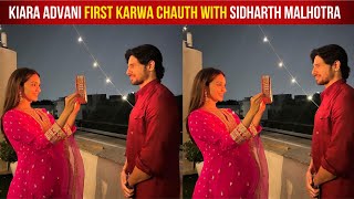 Pregnant Kiara Advani First Karwa Chauth For Husband Sidharth Malhotra [upl. by Taffy]