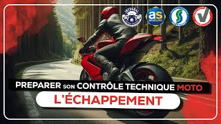 Préparer son contrôle technique moto  Léchappement [upl. by Lyrad712]