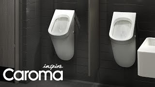 Caroma Cube 08L 6 Star Rated Urinal Installation [upl. by Katharina]