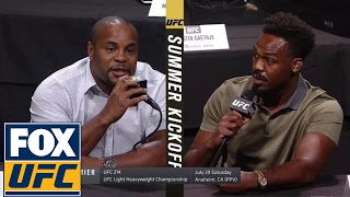 UFC Summer Kickoff Jones vs Cormier 2 announcement for UFC 214  Uncensored  UFC ON FOX [upl. by Ahsam]