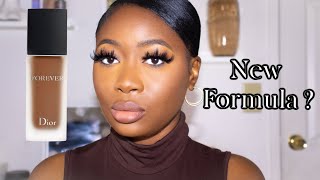 NEW DIOR FOREVER MATTE FOUNDATION SHADES 65N amp 7N NEW FORMULA  REVIEW  11 HOUR WEAR TEST [upl. by Trutko]