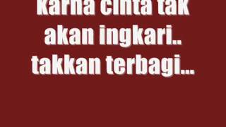 tangga  cinta begini with lyrics HQ [upl. by Lihas]