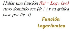 Función Logarítmica [upl. by Neleag]