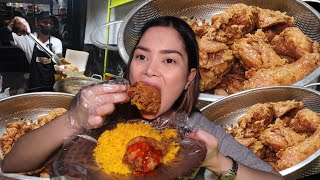 MUKVLOG  79 PESOS FLAVORED KANTO STYLE FRIED CHICKEN at UNLIMITED JAVA RICE sa ANTIPOLO [upl. by Ayle]