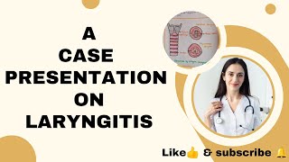 case presentation on laryngitis casepresentation  Mgm medical College kishanganj  Bihar mgm [upl. by Onaicram]