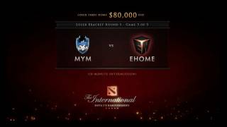 MYM vs EHOME Game 2  Loser Bracket Round 5  Chinese Commentary  Dota 2 International [upl. by Domenico915]