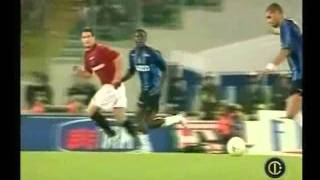 Adriano Goals in Roma 02 Inter  Coppa Italia 20042005 [upl. by Honan]