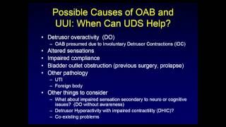 LABORIE Webinar Series Interpretation of OAB and Urge Incontinence [upl. by Norrie]