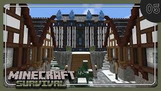 Construí una GRANJA DE HIELO en modo supervivencia  Minecraft Survival 120  Ep 05 [upl. by Arratahs322]