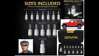 UNBOXING Torx Bit Socket Set T8  T30 with 14  38 amp 12 Drive Jeep RenegadeJeepTools [upl. by Marina564]