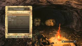 Dark Souls 2  Guide 45  Black Gulch Hidden Chamber Bonfire [upl. by Britni798]