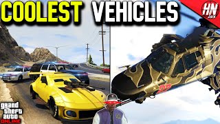 10 COOLEST Vehicles YOU Can BUY In GTA Online [upl. by Ayokal797]