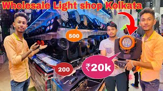 Wholesale light shop kolkata  kolkata market sharpy light shop  par light price [upl. by Adalia]