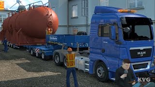 Euro Truck Simulator 2  Heat Exchanger  Special Transport Gameplay PC HD 1080p60FPS [upl. by Nalyad]