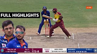 India vs West Indies 5th T20 Match Full Highlights 2022 •IND vs WI HighlightsToday Match Highlights [upl. by Allx]