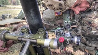 Livefire Mortar Range M252A1 81mm Mortar System [upl. by Richelle]