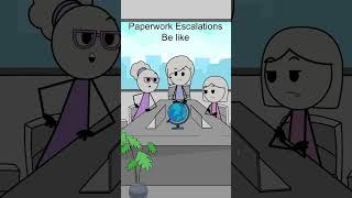 paperwork Escalations Be like shorts animationcomedy humor viral [upl. by Kit403]