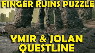 Elden Ring Shadow of the Erdtree DLC  Ymir amp Jolán Questline Walkthrough  Finger Ruins Puzzle [upl. by Warren]