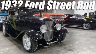 1932 Ford 3 Window Coupe Street Rod For Sale Vanguard Motor Sales 1146 [upl. by Etnor]