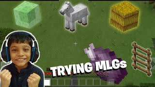 TRYING MLG IN MINECRAFT [upl. by Nama13]