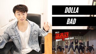 DOLLA  BAD DANCE PRACTICE REACTION [upl. by Okir]