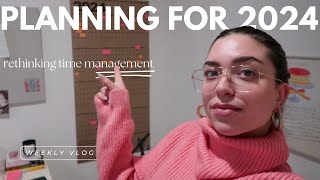 Rethinking Time Management in 2024  weekly vlog [upl. by Ruthanne]