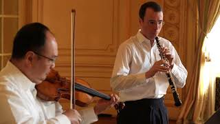 Robert Chen amp William Welter perform JS Bachs Concerto for Oboe and Violin in C minor excerpt [upl. by Murphy]