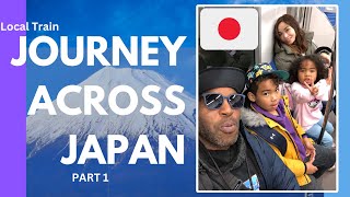 Epic Family Train Journey Across Japan  Kyoto to Ibaraki with JR Seishun 18 Kippu Part 1 [upl. by Ahsiemal773]