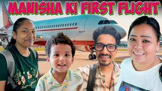 Flight Mein Baithkar Manisha Emotional Hogayi 🥹  Bharti Singh  Haarsh Limbachiyaa  Golla [upl. by Aidekal359]