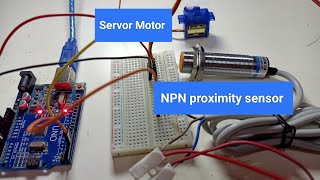 How to control Servo motor with proximity sensor with Arduino Uno [upl. by Ariela]