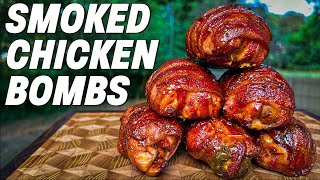 Smoked Chicken Bombs RecipeThese Are AMAZING  Ash Kickin BBQ [upl. by Notlih]