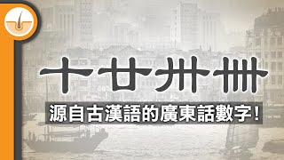 源自古漢語的廣東話的數字發音！十 廿 卅 卌 繁體中文字幕 [upl. by Helprin641]