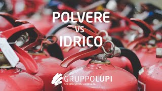 Confronto tra estintori a polvere vs idrico in ufficio [upl. by Naenej943]