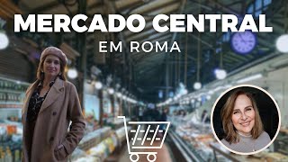 IMPERDÍVEL CONHEÇA O MERCADO CENTRAL DE ROMA ESPAÇO GASTRONÔMICO NA ESTAÇÃO DE TREM ROMA TERMINI [upl. by Sension]