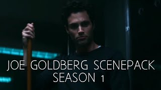 Joe Goldberg Scenepack for Edits  quotYouquot Series  Season 1 [upl. by Linnie]