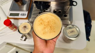 How To Make an Iced Chai Latte with Breville Barista Express  September 2024 [upl. by Ecital581]