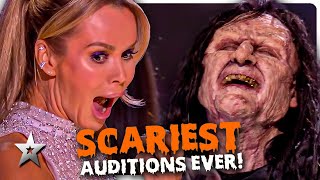 SCARIEST Auditions EVER on Got Talent [upl. by Esimaj755]