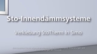 Innendämmung  StoTherm In SiMo [upl. by Ilocin]