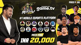 Free Fire  Rocky amp RDX Esports Qualifiers  Powered by gametv [upl. by Fannie]