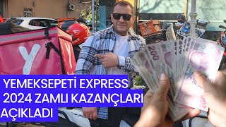 Yemeksepeti Express 2024 Yılı Zam Oranlarını Açıkladı [upl. by Arde]