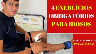 EXERCÍCIOS PARA FORTALECER PERNAS IDOSOS [upl. by Orips]