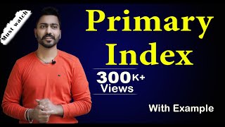 Lec97 Primary Index With Example  GATE PSU and UGC NET  DBMS [upl. by Gorga]