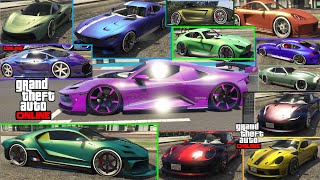 GTA 5 I 60 PAINT JOBS I Crew Colors I BEST OF 2021 [upl. by Ecnaralc]