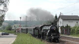 Von der S36 zur 44 Dampfzüge rund um Nördlingen [upl. by Bremen]