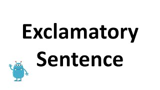 Exclamatory Sentence [upl. by Rennold]